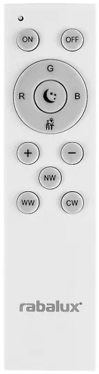 Rabalux 5364-Plafoniera LED RGB dimmerabile OPHELIA LED/24W/230V Wi-Fi +RC