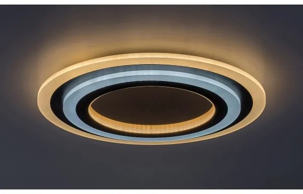 Rabalux 71314-LED lampada da soffitto dimmerabile TANELI 56W/230V 3000/4000/6000K cromo/nero+telecomando