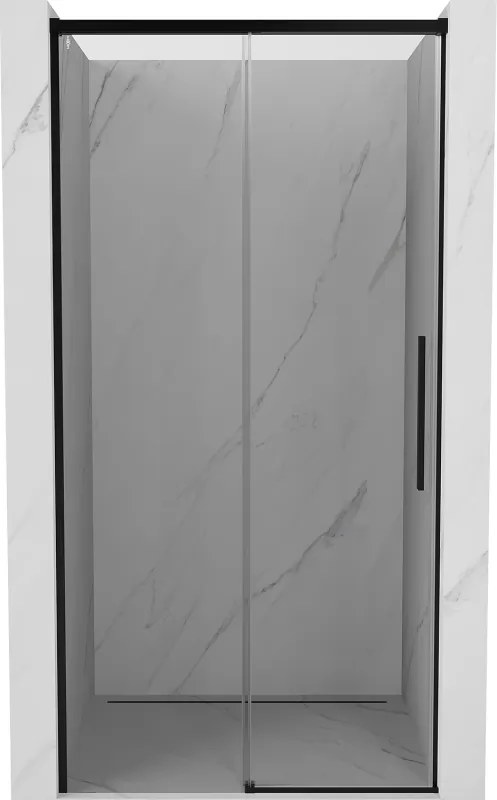 Mexen Rox porte doccia scorrevoli 105 cm, trasparenti, nere - 8C2-105-000-70-00