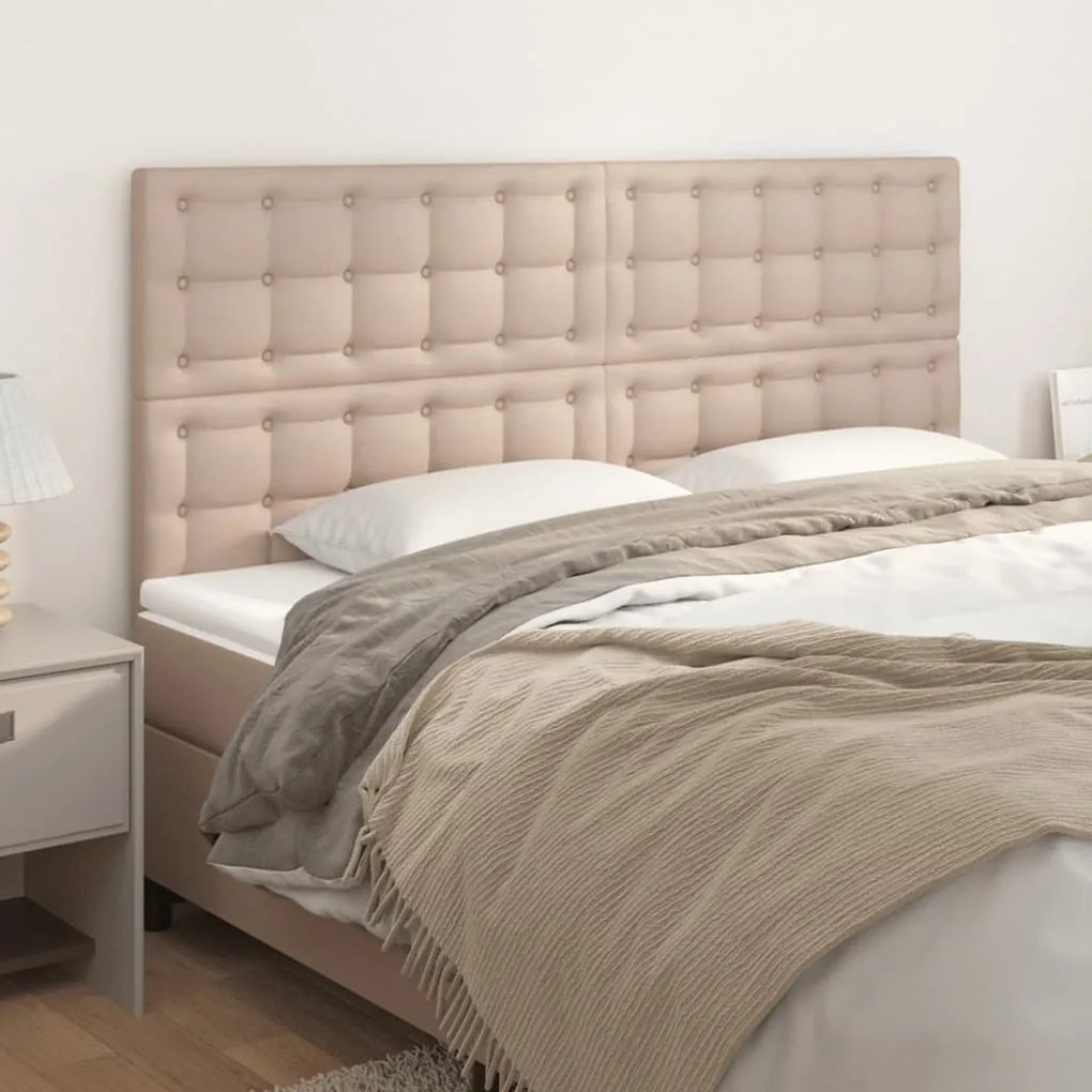 Testiere 4 Pz Cappuccino 90x5x78/88 Cm İn Similpelle /