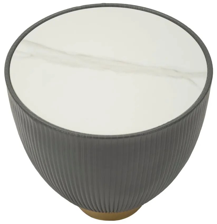 Tavolino Da Caffè Elge Cm Ø 46X45 Con Design Elegante