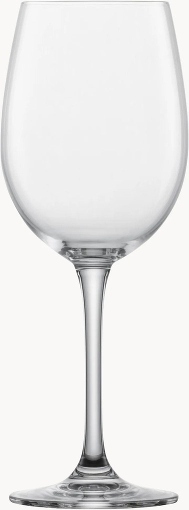 Set di 6 bicchieri acqua o vino rosso Classico