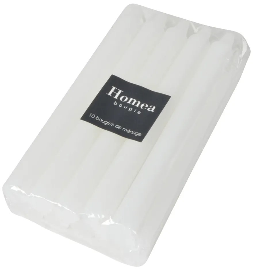 Candele in set da 10 pezzi tempo di combustione 7 h - Homéa