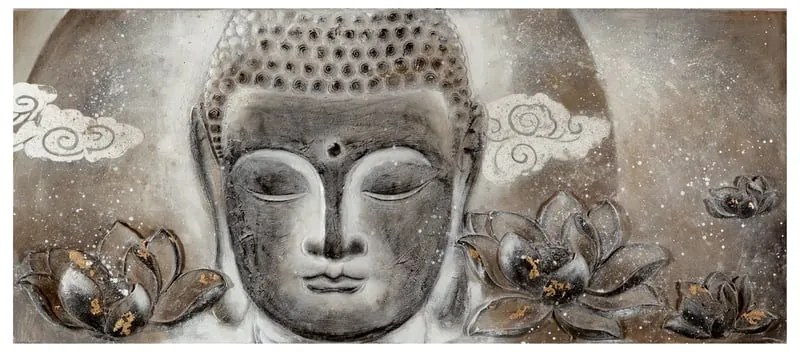 Stampa su tela Buddha, multicolore 150 x 65 cm