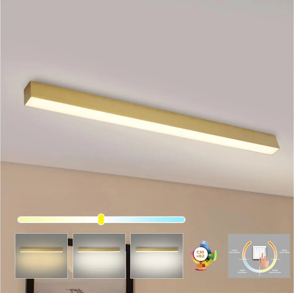 Brilagi - Plafoniera LED da bagno SLEEKLINE LED/40W/230V dorata IP44