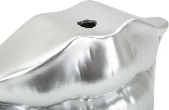 Vaso Mouth Lip Silver Cm 23X8X12