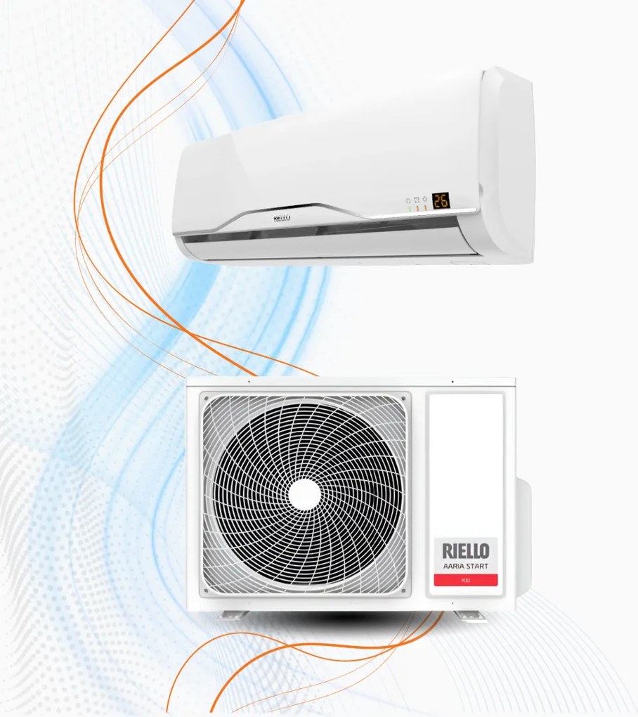 Climatizzatore Riello Aaria Start Mono Inverter R-32 WiFi, 18.000