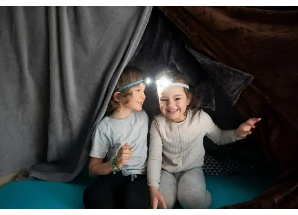 Ledlenser KIDLED2 RAINBOW-LED Lampada frontale dimmerabile per bambini LED/1xAAA IPX4 40 lm 20 h viola