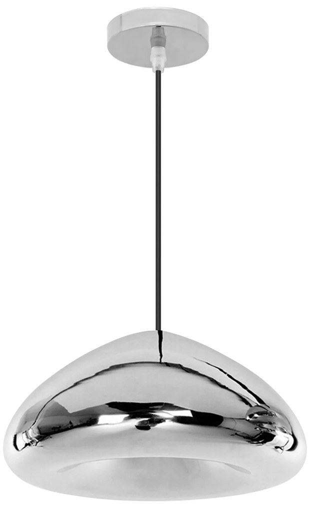 Lampada da soffitto Pensile Di Vetro Specchio APP322-1CP Silver