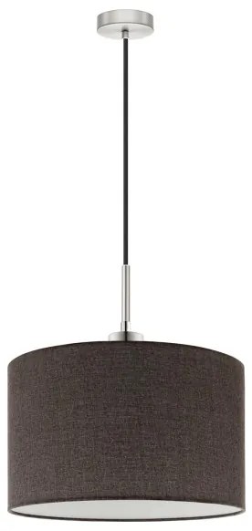 Eglo - Lampadario LED a cavo TUNJA 1xE27/60W/230V marrone