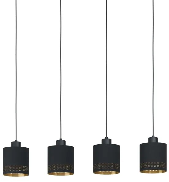 Eglo 99275 - Lampadario a sospensione con filo ESTEPERRA 4xE27/28W/230V