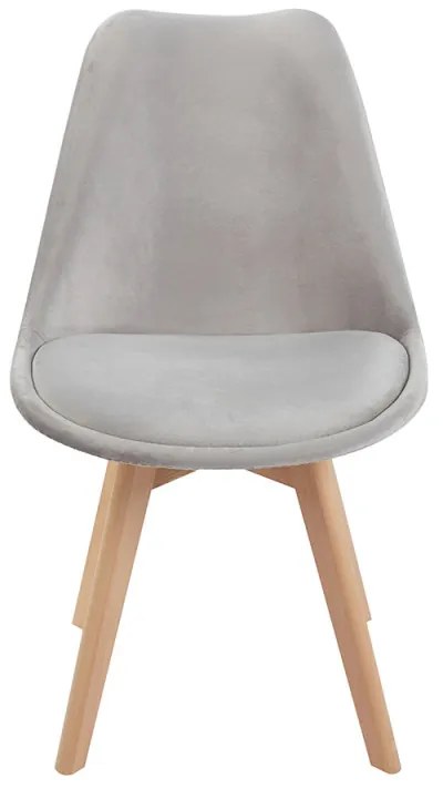 Sedia Synk Velluto - Grigio chiaro