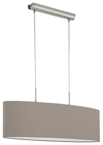 Eglo 31581 - Lampadario a sospensione con filo PASTERI 2xE27/60W/230V