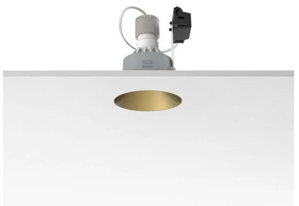 Kap 80 Fixed Round Spot a Incasso Gold - Flos