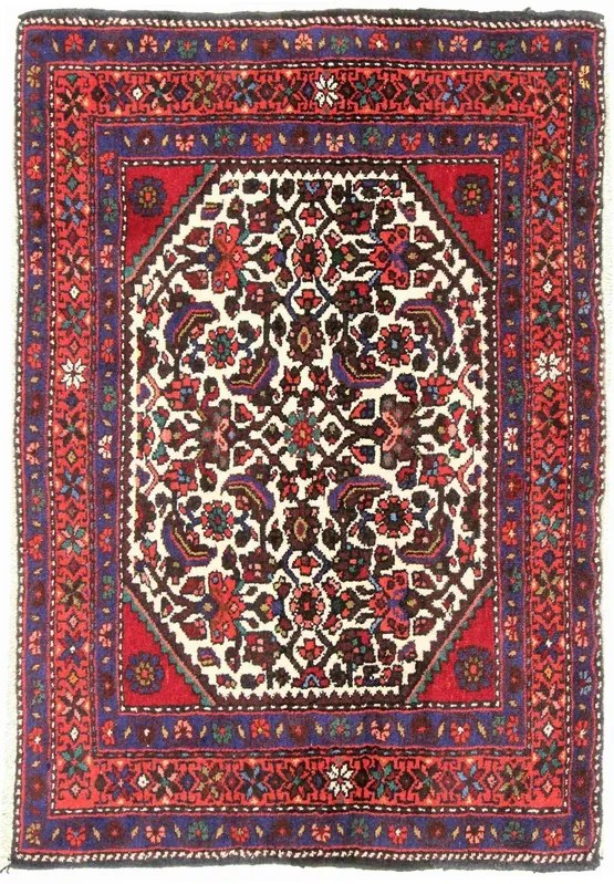Tappeto persiano 110 x 70 Beige (Iran) Annodato A Mano