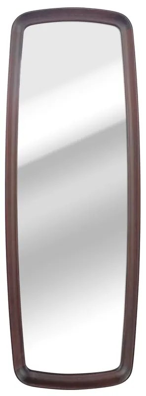Specchio NEO ovale in legno marrone 43 x 119 cm INSPIRE