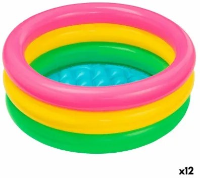 Piscina Gonfiabile per Bambini Intex Sunset Glow Anelli 28 L 61 x 22 x 61 cm (12 Unità)