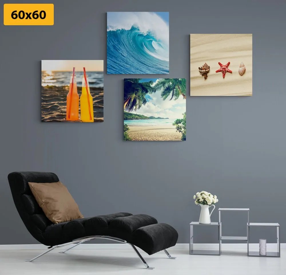 Set di quadri – Vacanza al mare