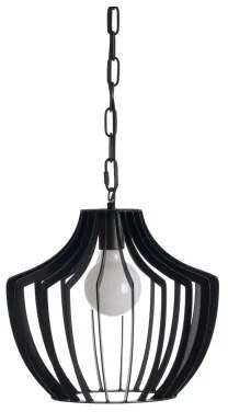 Lampadario 35 x 35 x 31 cm Nero Metallo