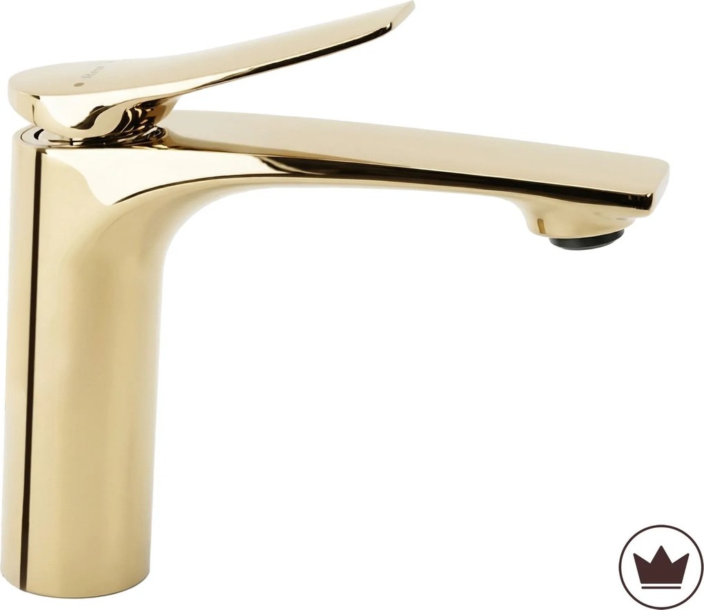 Rubinetto per lavabo PREMIUM Rea Vision Gold Low