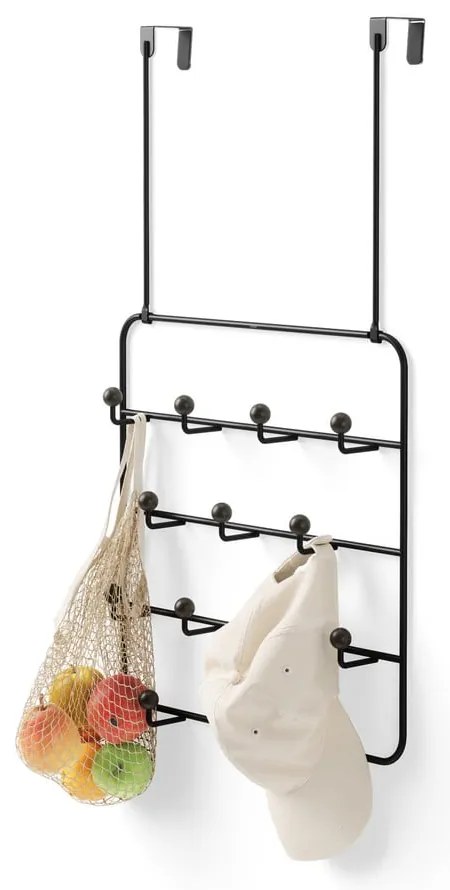 Appendiabiti in metallo nero naturale 36 cm Estique - Umbra