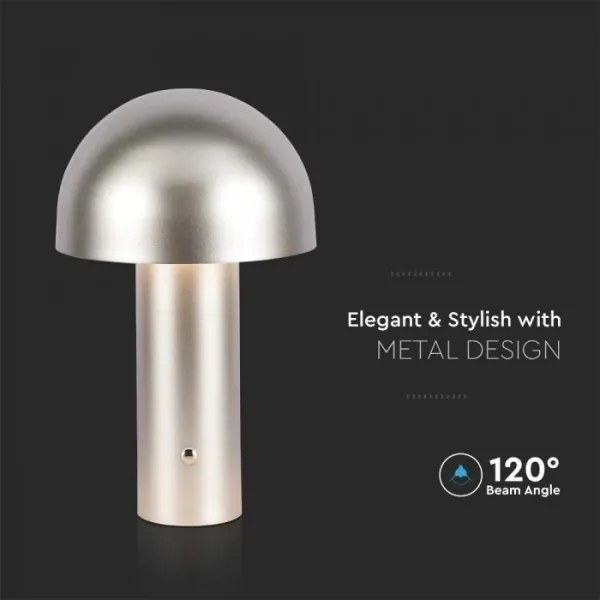 LED Lampada da tavolo ricaricabile dimmerabile LED/1W/5V 3000-6000K 1800 mAh oro