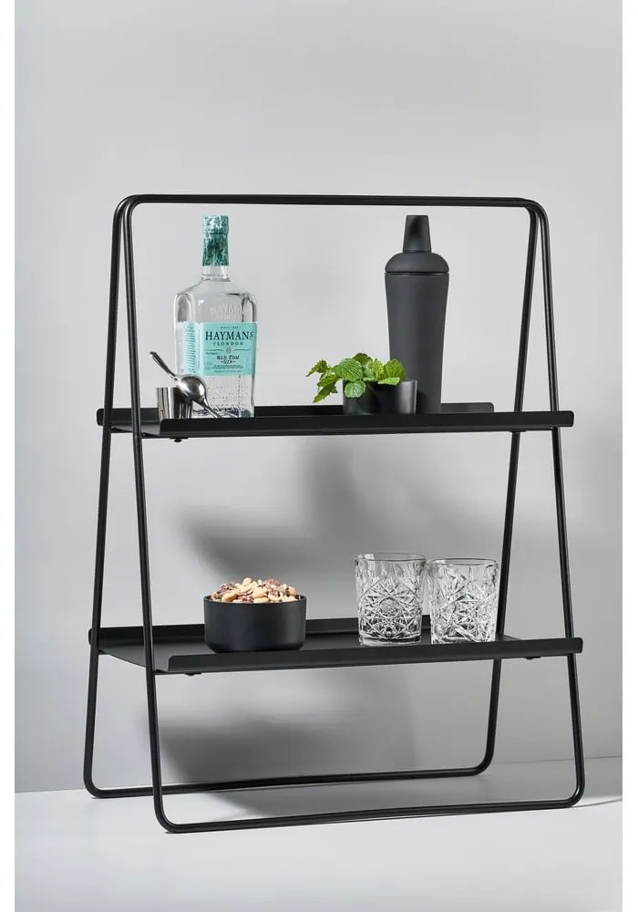 Scaffale in metallo nero 53x75 cm A-Table - Zone