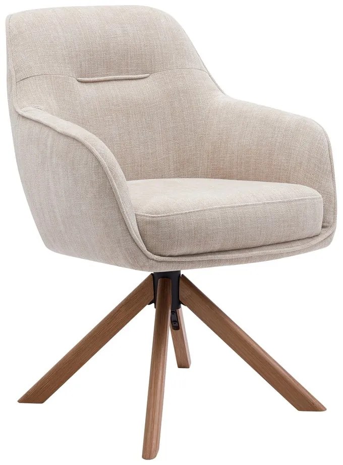 Set di sedie da pranzo color crema in imbottito 2 pz Avola – Unique Furniture