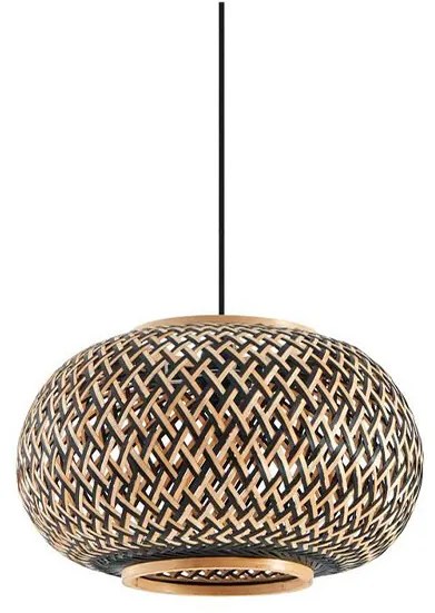 Lindby - Nerys Lampada a Sospensione Black/Wood Lindby