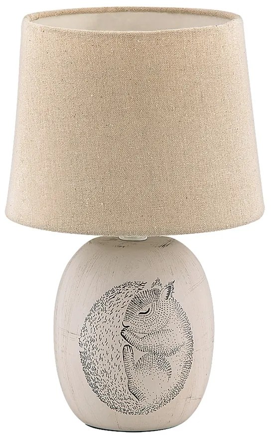 Rabalux 4605 - Lampada da tavolo per bambini DORKA 1xE14/40W/230V marrone