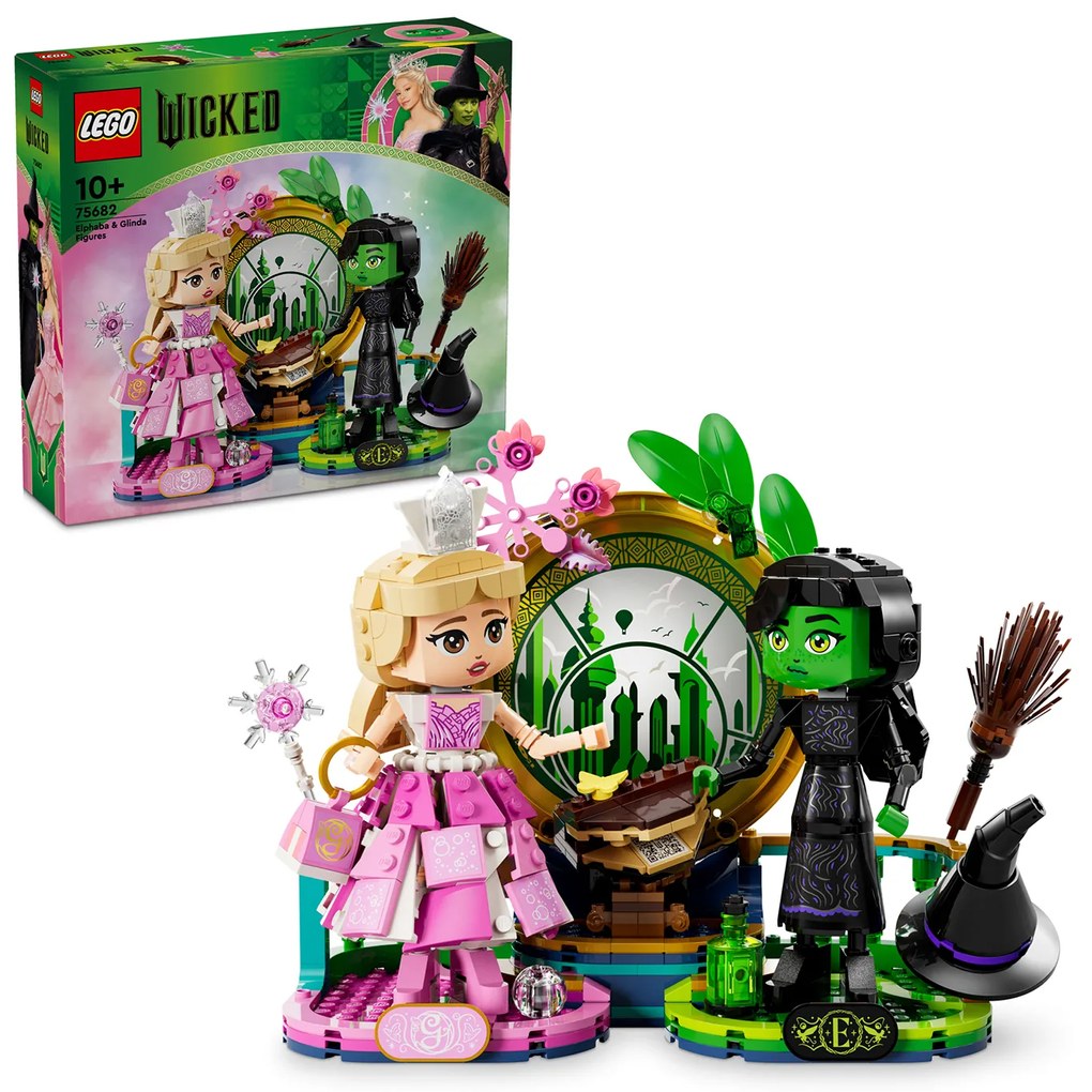 Personaggi di Elphaba e Glinda Lego Wicked