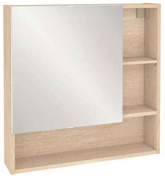 Pensile bagno Easy in legno SENSEA, 1 anta apertura da sinistra P 16.3 x L 70 x H 70 cm