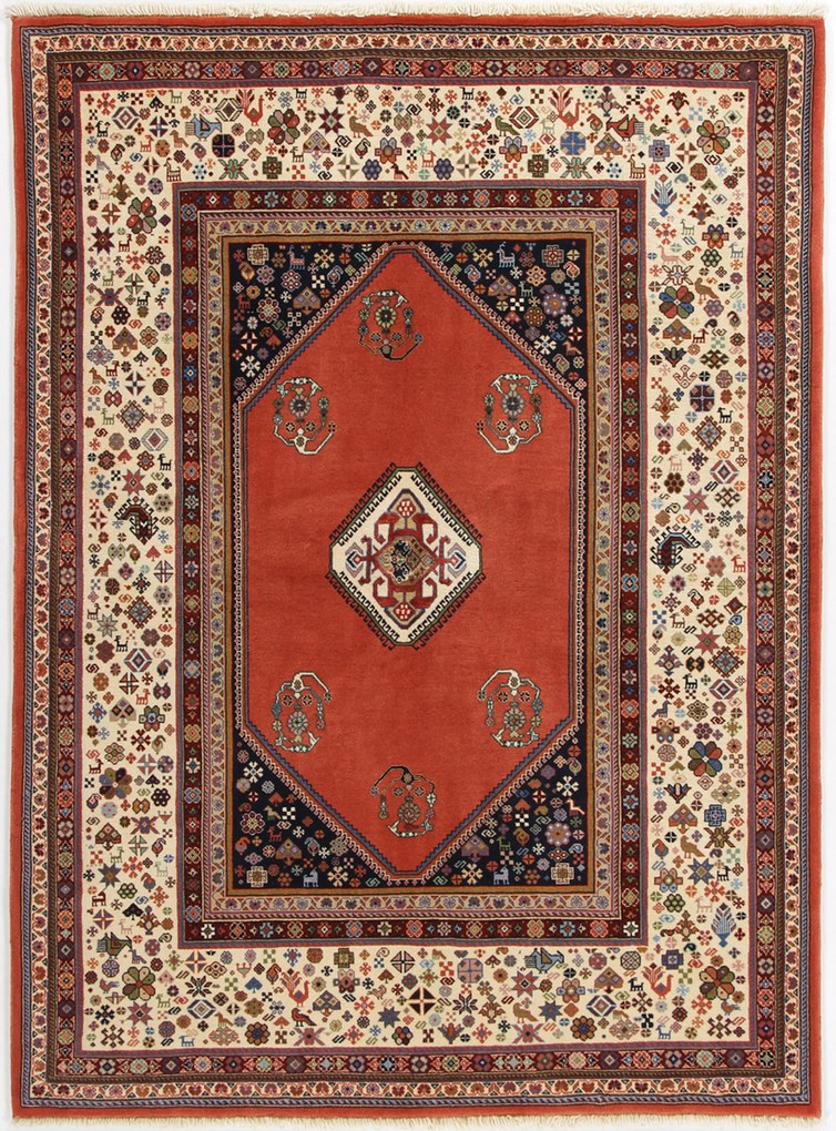 Gashguli Tappeto 160 x 210 (Iran) Annodato A Mano