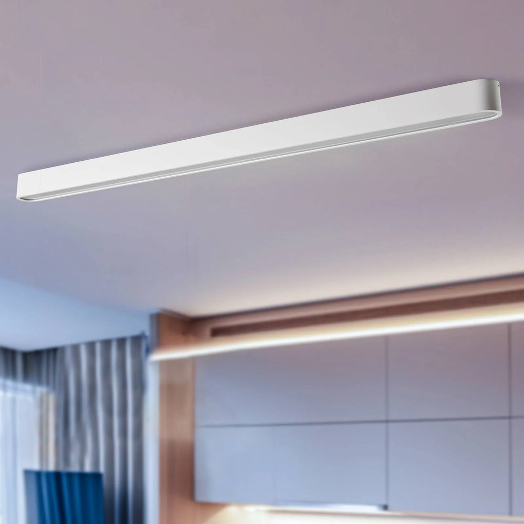 Nowodvorski Lighting Plafoniera Soft, 125 x 6 cm, bianco, alluminio, G13