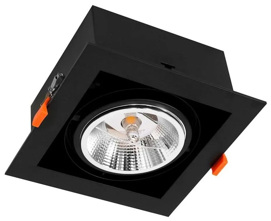 Lampada da incasso PLAZA AR111 1xGU10/12W/230V nero