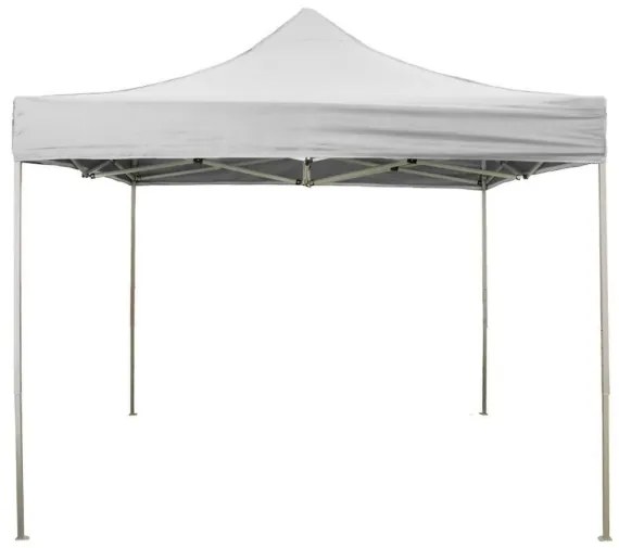 Gazebo richiudibile pieghevole 3 X 4,5 Bianco ricoperto in PVC impermeabile