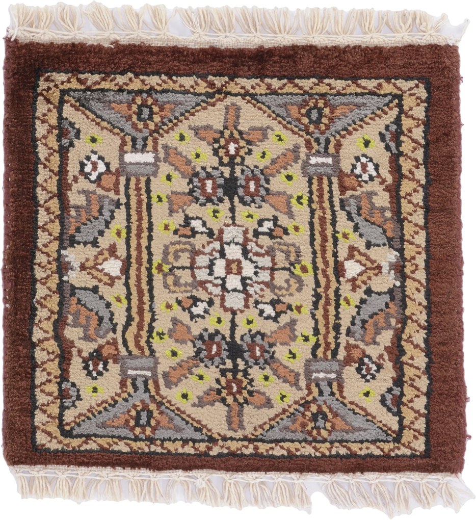 Agra Tappeto 30x30 (Indian) Annodato A Mano