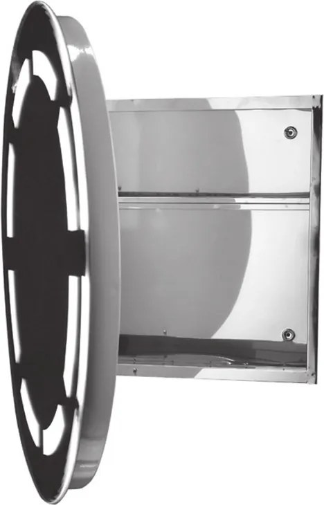 Specchio bagno led tondo con contenitore | KAM-138 - KAMALU