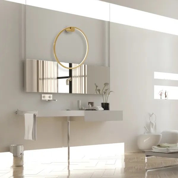 Lampada da parete LED SATURNO 25W 230V Ø50 cm IP44 oro