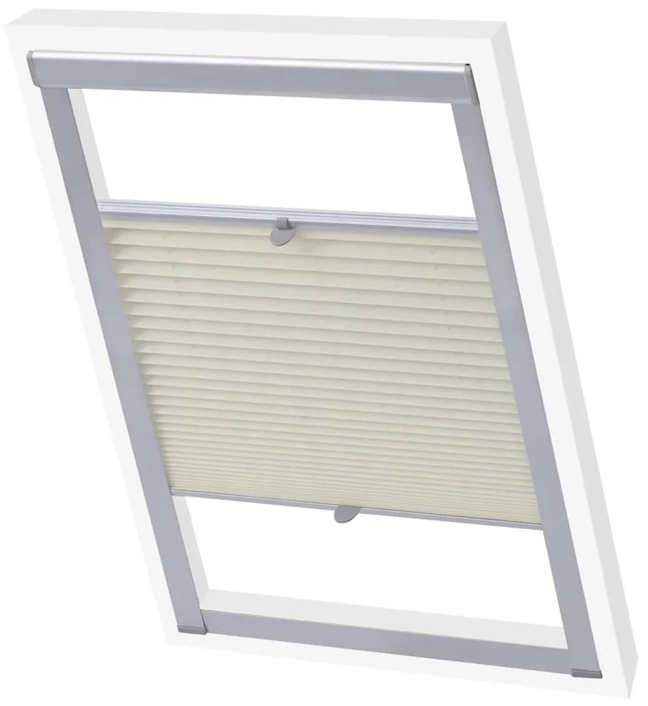 Tenda Plissettata Oscurante Crema Pk08 /