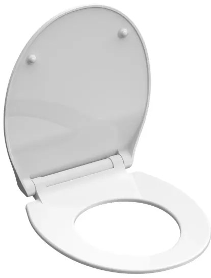 Schütte 82700 - Sedile WC SLIM WHITE SoftClose in duroplastica