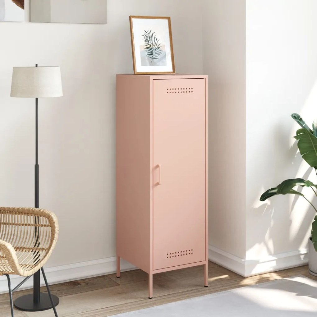 Credenza rosa 36x39x113 cm in acciaio