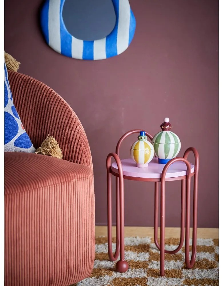 Tavolino rotondo in metallo ø 30,5 cm Whimsica – Bloomingville