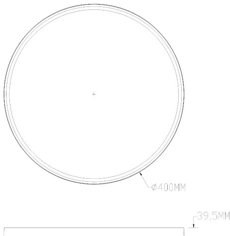 Zuma Line MS750400R-BK&GD-LED RGBW ORBITRAL 32W/230V+8W nero/oro+DO