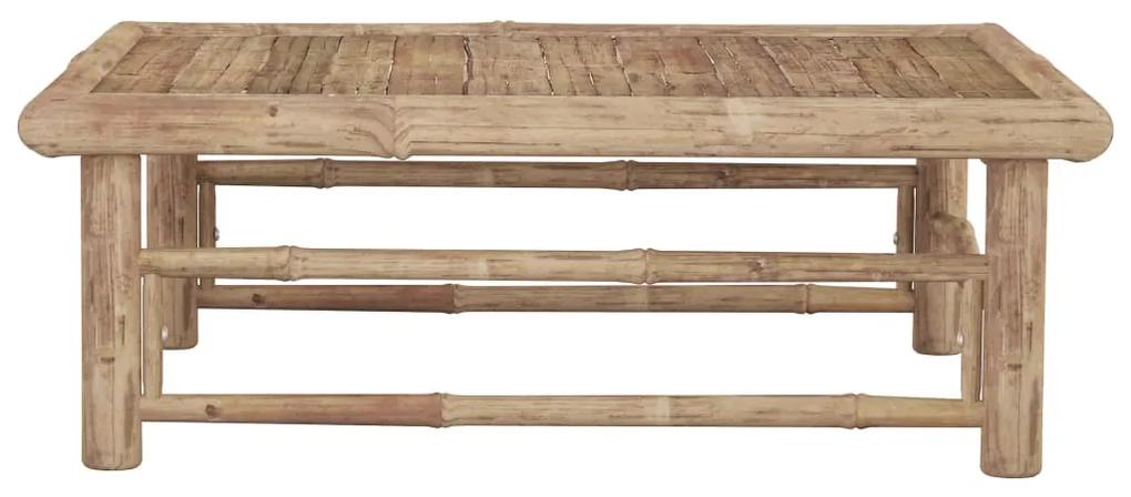 Tavolo da giardino 65x65x30 cm in bambù