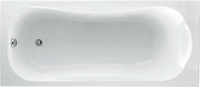 Vasca rettangolare Egeria bianco 70 x 170 cm