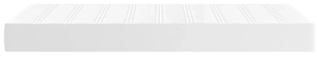 Materasso a molle bianco 90x200x20 cm in similpelle