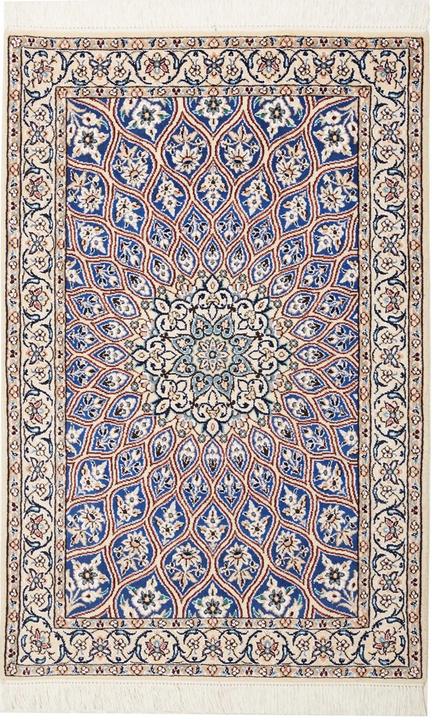 Nain Tappeto 120 x 80 (Iran) Annodato A Mano