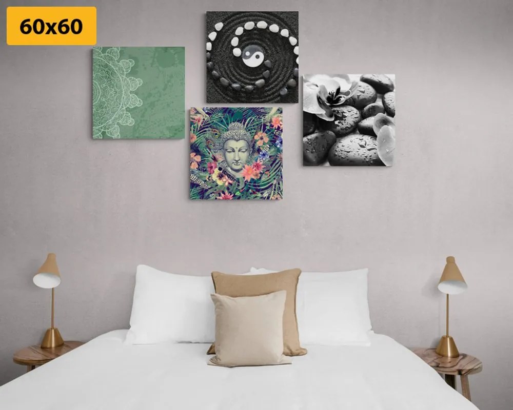 Set di quadri – Feng Shui in combinazione insolita