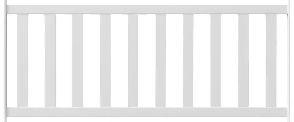 Recinzione GARDENGATE Panello Florenca / Zorn bianco in alluminio L 200 x H 98.6 x P 3 cm